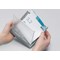 Durable Adhesive Click Sign Wall Mounted Door Sign Holder, 149x105.5mm, Grey