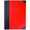 Collins A4 Desk Diary, 2 Pages Per Day, Red/Black, 2025