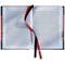 Collins A4 Desk Diary, 2 Pages Per Day, Red/Black, 2025