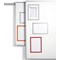 Durable Duraframe Magnetic Document Signage Frame for Metal, A4, Yellow, Pack of 5
