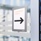 Durable Duraframe Self Adhesive Signage Frame, A6, Silver, Pack of 2 Durable Duraframe Self Adhesive Signage Frame, A6, Silver, Pack of 2
