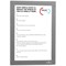 Durable Duraframe Self Adhesive Signage Frame, A5, Silver, Pack of 2 Durable Duraframe Self Adhesive Signage Frame, A5, Silver, Pack of 2