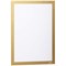 Durable Duraframe Self Adhesive Signage Frame, A4, Gold, Pack of 2 Durable Duraframe Self Adhesive Signage Frame, A4, Gold, Pack of 2