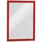 Durable Duraframe Self Adhesive Signage Frame, A4, Red, Pack of 10