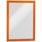 Durable Duraframe Self Adhesive Signage Frame, A4, Orange, Pack of 10