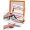 Durable Duraframe Self Adhesive Signage Frame, A4, Orange, Pack of 10