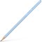 Faber-Castell Grip 2001 B Pencil, Sky Blue, Pack of 12