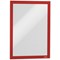 Durable Duraframe Self Adhesive Signage Frame, A4, Red