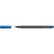 Faber-Castell Fibre-Tip Grip Fineliner Pen, 56% Recycled Plastic, 0.4mm Tip, Blue, Pack of 10