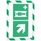 Durable Duraframe Magnetic Signage Hazard Frame, A4, Green & White, Pack of 5