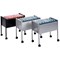 Durable Suspension File Trolley Cart, Holds Up To 80 A4 Folders, Grey