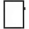 Durable Duraframe Note Magnetic Document Frame for Metal, A4, Black