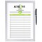 Durable Duraframe Note, Self Adhesive, A4, Silver