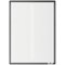 Durable Static Cling UV Info Pocket Signage for Glass, A4, Black, Pack of 5