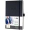 Conceptum A5 Hardcover Diary, Week To View, Black, 2025