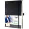 Conceptum A4+ Vertical Layout Hardcover Diary, Week To View, Black, 2025