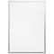 Durable Duraframe UV Poster Adhesive Magnetic Signage Frame, 70x100 cm, Silver