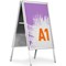 Durable Folding Outdoor Pavement Sign, A1