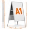 Durable Folding Outdoor Pavement Sign, A1