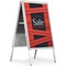 Durable Folding Outdoor Pavement Sign, A1