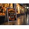 Durable Folding Outdoor Pavement Sign, A1