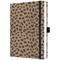 Sigel Jolie Pure Cheetah Notebook, A5, Ruled, 192 Pages, Kraft