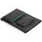 Durable Effect Recycled Felt Laptop Bag Case, For up to 16.4 Inch Laptops, Charcoal & Green