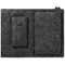 Durable Effect Recycled Felt Laptop Bag Case, For up to 16.4 Inch Laptops, Charcoal & Green