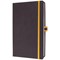 Sigel Linescape Notebook, A5, Squared, 176 Pages, Dark Grey