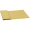 5 Star Document Wallets Full Flap, 315gsm, Foolscap, Yellow, Pack of 50