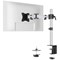 Durable Select Monitor Mount Deskclamped Single Monitor Arms, Adjustable Height and Tilt, Silver Durable Select Monitor Mount Deskclamped Single Monitor Arms, Adjustable Height and Tilt, Silver