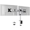 Durable Select Monitor Mount Deskclamped Dual Monitor Arms, Adjustable Height and Tilt, Silver Durable Select Monitor Mount Deskclamped Dual Monitor Arms, Adjustable Height and Tilt, Silver