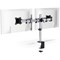 Durable Select Monitor Mount Deskclamped Dual Monitor Arms, Adjustable Height and Tilt, Silver Durable Select Monitor Mount Deskclamped Dual Monitor Arms, Adjustable Height and Tilt, Silver