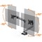 Durable Select Plus Deskclamped Dual Monitor Arm, Adjustable Height and Tilt, Silver Durable Select Plus Deskclamped Dual Monitor Arm, Adjustable Height and Tilt, Silver