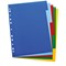 Elba Plastic Subject Dividers, 5-Part, A4, Multicoloured