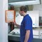 Durable Vario Wall Display Panel System, 5 Orange Panels Included