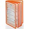 Durable Sherpa A4 Display Panel, Orange, Pack of 5