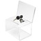 Deflecto Suggestion Box With Lock and 2 Keys, 165 x 205 x 135mm