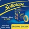 Sellotape Original Golden Tape Rolls, 24mmx66m, Pack of 72