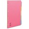 Concord Contrast File Dividers, Extra Wide, 5-Part, A4, Assorted