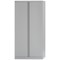 Bisley Tall Steel Cupboard, 4 Shelves, Grey