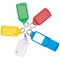 5 Star Key Hanger Sliding Fob Label Area 52x32mm Tag Size Large 73x38mm Assorted [Pack 50]