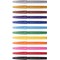 Pentel Arts Brush Sign Pen, Assorted Original Colours, Pack of 12