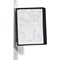 Durable Vario Magnet Wall Display Panel System, 5 Black Panels Included