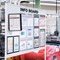 Durable Vario Magnet Wall Display Panel System, 5 Black Panels Included