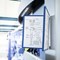 Durable Vario Magnet Wall Display Panel System, 5 Blue Panels Included