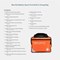 Blue Dot Medium Sports First Aid Kit in an Orange Bag -