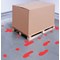 Beaverswood Warehouse L-Shape Floor Signal Markers, PVC With Adhesive Backing, H200mmxW200mm, Yellow, Pack of 10