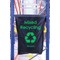 Racksack Hard-wearing and Re-usable Mixed Recycling Sack, 160 Litre Capacity, Blue With Green Text