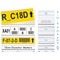 Beaverswood Self-Adhesive Ticket Holders With Card Insert For Shelving and Racking, H38mmxW1m, Pack of 10